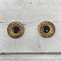 Glass eye cabochons in sizes 6mm to 40mm human iris dog cat animal eyes (453)