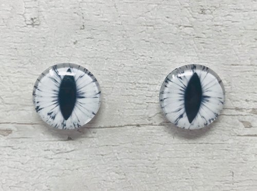 Glass eye cabochons in sizes 6mm to 40mm dragon cat eyes monster iris snake fantasy creature animal eyes (114)