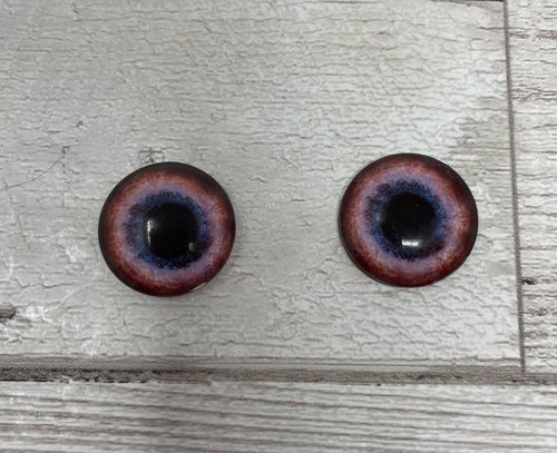 Brown Glass eye cabochons in sizes 6mm to 40mm dragon eyes dog  wolf iris (488)