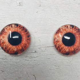 Red Glass eye cabochons in sizes 6mm to 40mm human eyes monster zombie iris fantasy creature animal bat eyes (065)