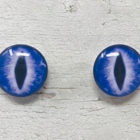Purple Glass eye cabochons in sizes 6mm to 40mm dragon cat eyes monster iris reptile fantasy creature animal eyes (105)