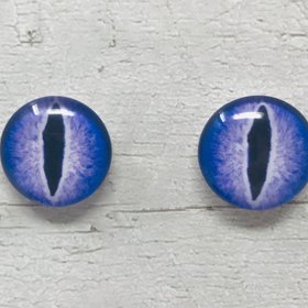 Purple Glass eye cabochons in sizes 6mm to 40mm dragon cat eyes monster iris frog fantasy creature animal eyes (107)