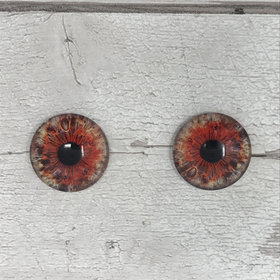 Glass eye cabochons in sizes 6mm to 40mm human iris dog cat animal eyes (413)