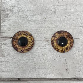 Glass eye cabochons in sizes 6mm to 40mm human iris dog cat animal eyes (454)